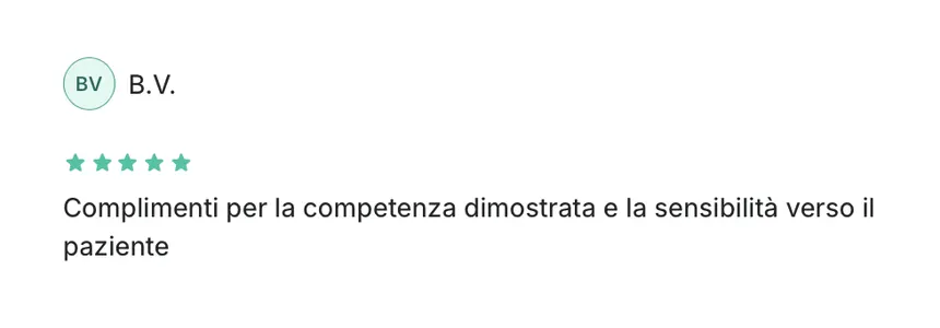 Recensione di B.V.: complimenti per la competenza e la sensibilità